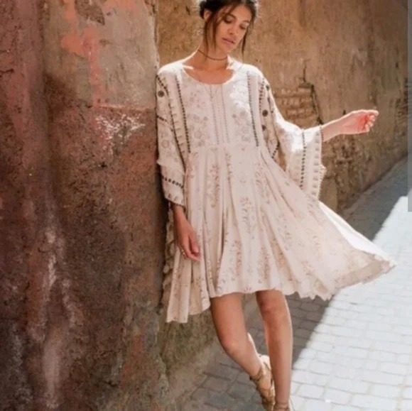 Spell Dresses | Nwt Spell | Arabian Jewel Dress | Color: Cream | Size: S | Pegahposh's Closet Spell Dresses | Nwt Spell | Arabian Jewel Dress | Color: Cream | Size: S | Pegahposh's Closet